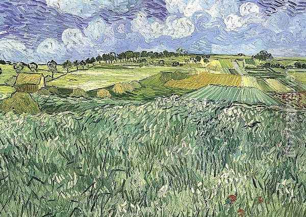 Plaine près d'Auvers 1890 Oil Painting - Vincent Van Gogh