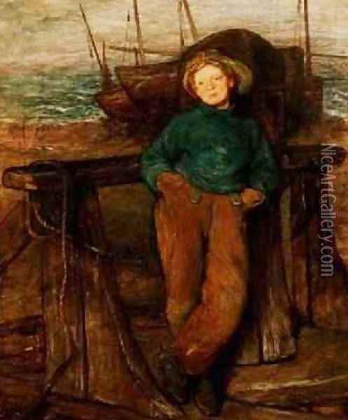 A Fisher Boy Oil Painting - Sir William Quiller-Orchardson