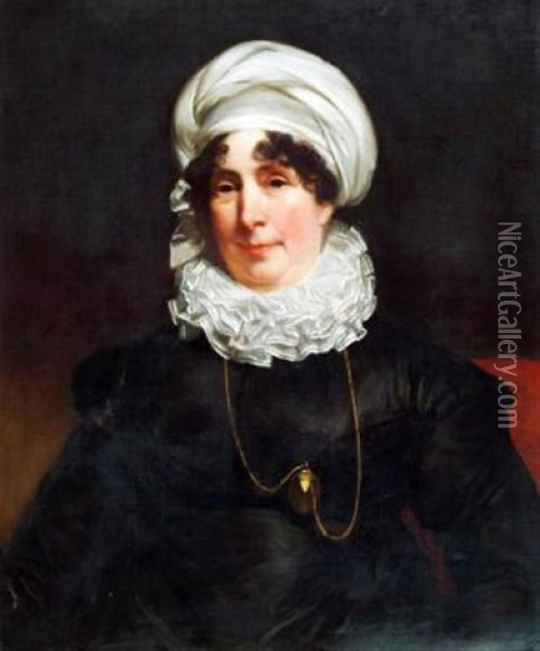 Portrait Of Lady Inglis Oil Painting - Thomas Lawrence