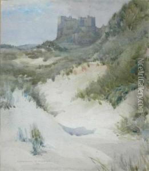 Bamburgh Castle Oil Painting - Alexander Nesbitt Paterson