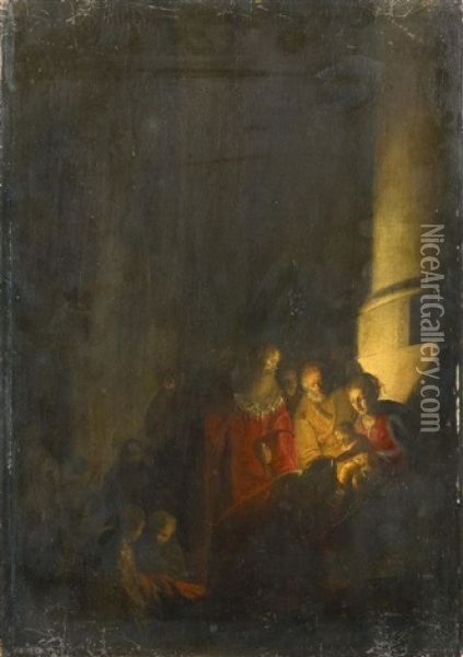 Anbetung Der Konige Oil Painting -  Rembrandt van Rijn