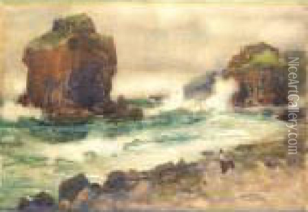 The Sisters, Teneriffe Oil Painting - James Paterson