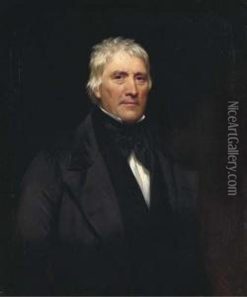 Portrait D'homme Oil Painting - Joseph Desire Court