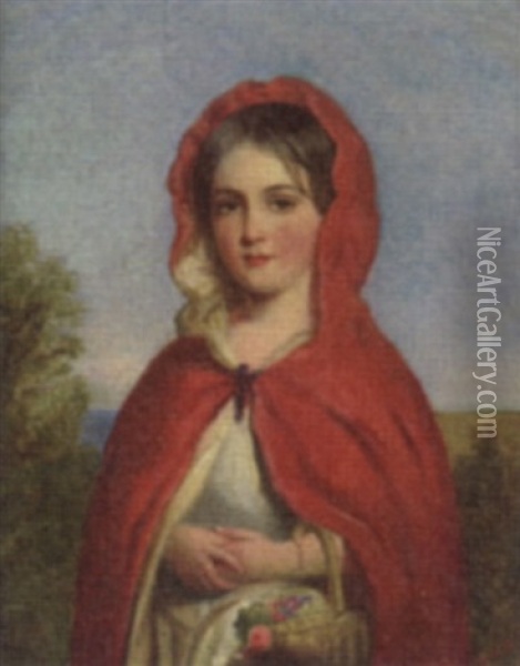 The New Red Cape Oil Painting - William Powell Frith