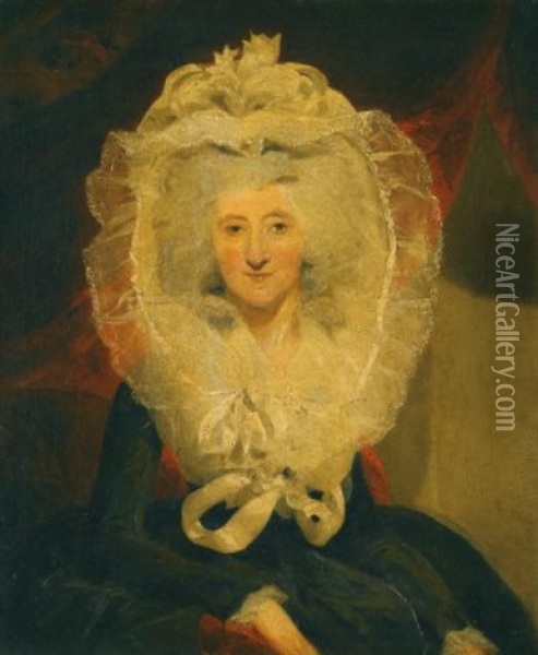 Portrait Of The Hon. Mrs Talbot (collab. W/studio) Oil Painting - Thomas Lawrence