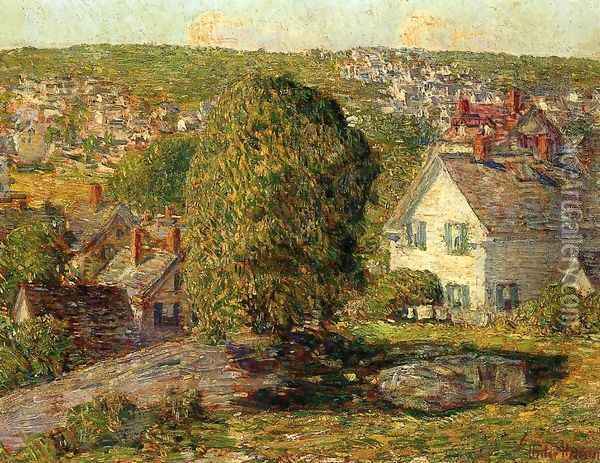 Outskirts of East Gloucester Oil Painting - Childe Hassam