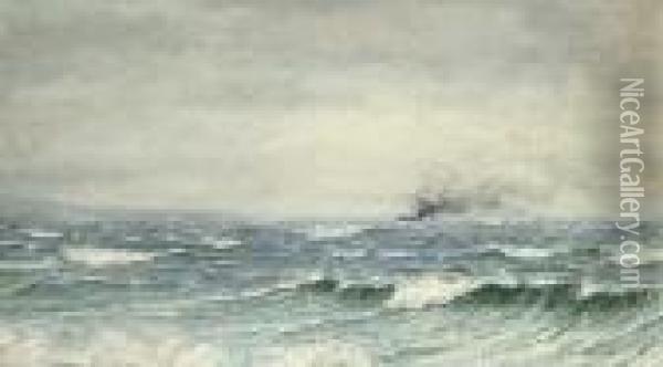 Ploughing Through The Waves Oil Painting - Joseph Henderson