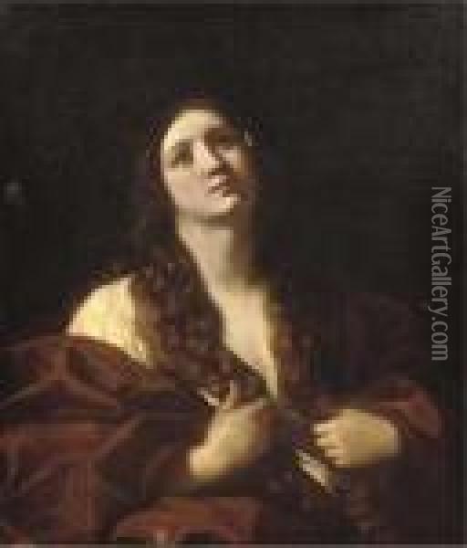 The Penitent Mary Magdalene Oil Painting - Guido Cagnacci