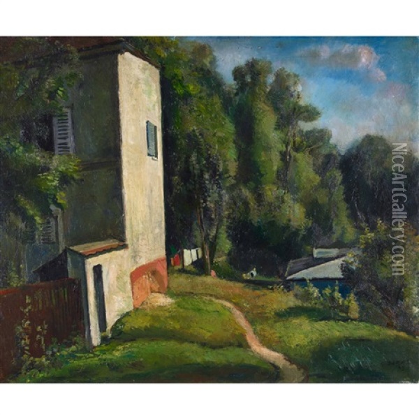 Le Petit Chemin Oil Painting - Georges Darel