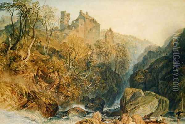Roslin Castle, Midlothian Oil Painting - Joseph Mallord William Turner