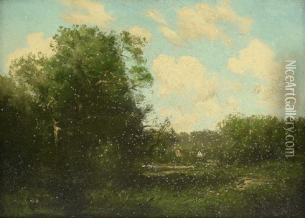 Landscape In Spring Oil Painting - Julian Onderdonk