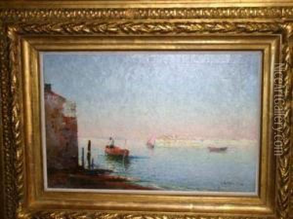 Marine Oil Painting - Louis Nattero