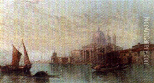 Santa Maria, Venice Oil Painting - Alfred Pollentine
