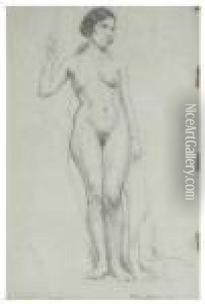 Desnudo Femenino Oil Painting - Segundo Matilla