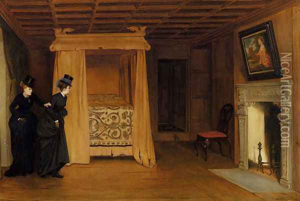 A Visit To The Haunted Chamber Oil Painting - William Frederick Yeames