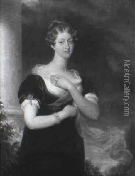 Portrait Of Princess Charlotte Oil Painting - Thomas Lawrence