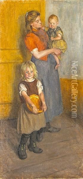 Dutch Family Oil Painting - Alida Ghirardelli