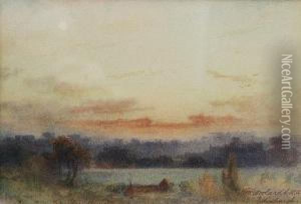 Evening, Cruden Bay Oil Painting - William Woolard