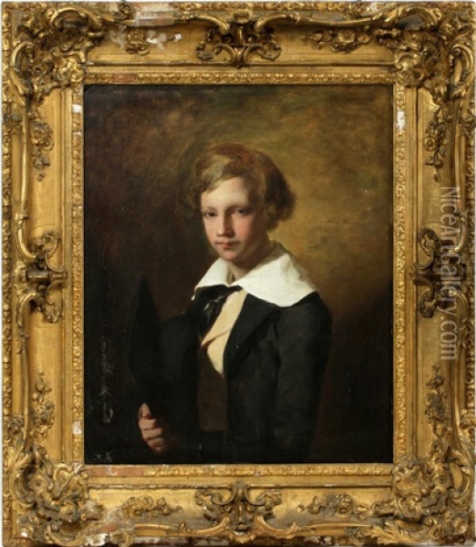 Portrait Of Lord Douglas As A Student Oil Painting - Sir Henry Raeburn