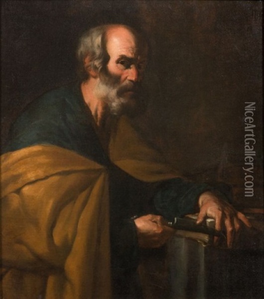 Saint Barthelemy Oil Painting - Bernardo Cavallino