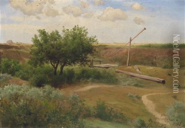Szolnok Oil Painting - Carl Leopold Mueller