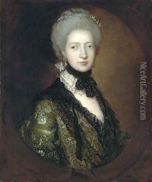 Portrait of Lady Willielma Glenorchy Oil Painting - Thomas Gainsborough