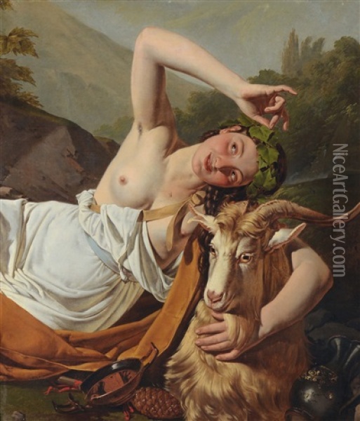 Baccanale Oil Painting - Julius Johann Ferdinand Kronberg
