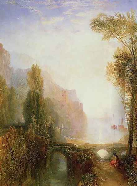 Banks of the Loire Oil Painting - Joseph Mallord William Turner