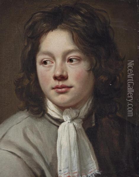 Portrait Of A Boy, Bust-length Oil Painting - Mathieu Le Nain