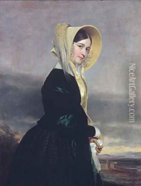 Euphemia White Van Rensselaer 1842 Oil Painting - George Peter Alexander Healy