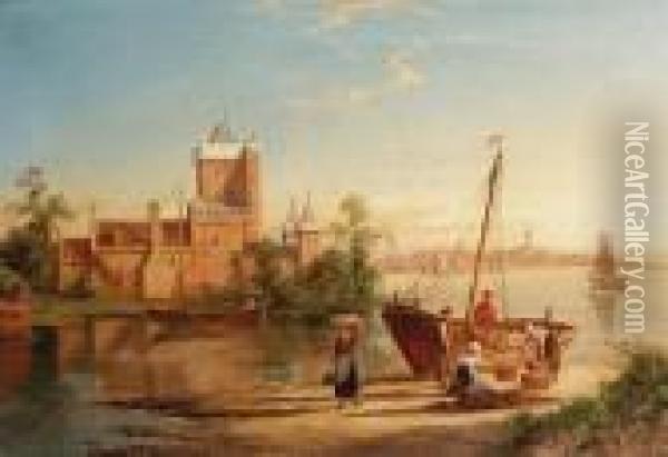 Amersfoord, Holland Oil Painting - William Raymond Dommersen