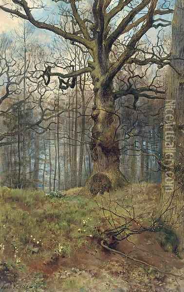 The Spring wood Oil Painting - John Maler Collier