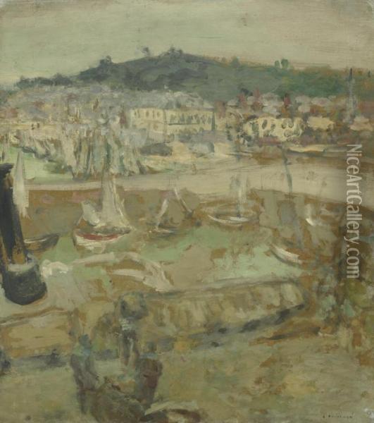 Le Petit Port, Honfleur Oil Painting - Jean-Edouard Vuillard