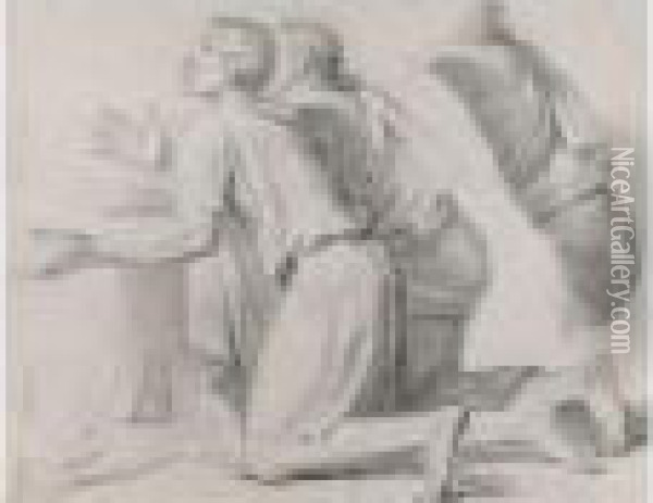 Etude Pour Regulus Retournant A Carthage Oil Painting - Louis Lafitte