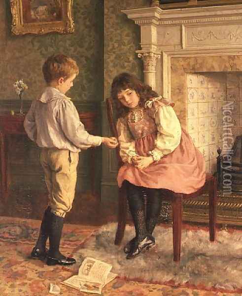 The Peace Offering Oil Painting - Charles Haigh-Wood
