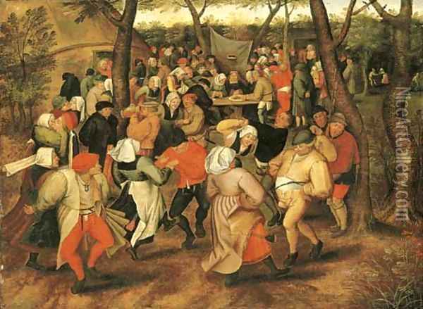 The Wedding Dance 2 Oil Painting - Pieter The Younger Brueghel