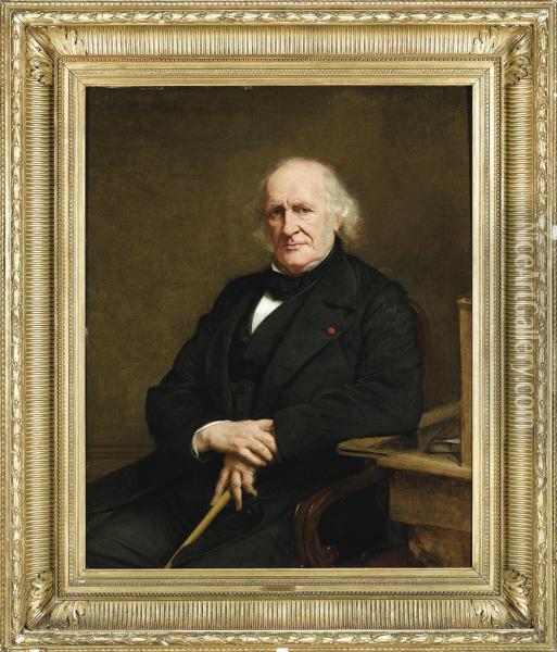 Portrait De Fortune De Verges (1794 - 1864) Oil Painting - Baudry Paul