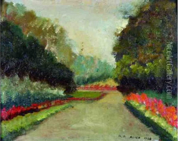 Le Chemin Oil Painting - Henri Royer