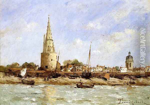 La Rochelle Oil Painting - Paul Trouillebert
