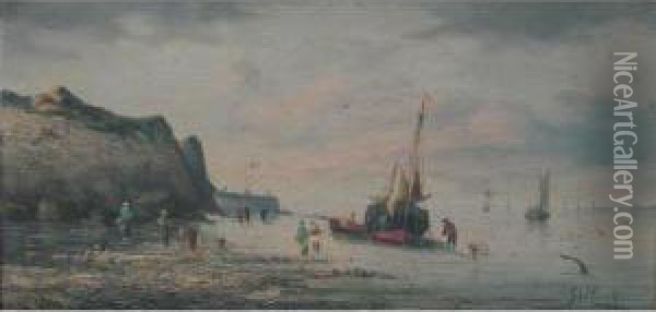 Marine Oil Painting - Victor-Gabriel Gilbert
