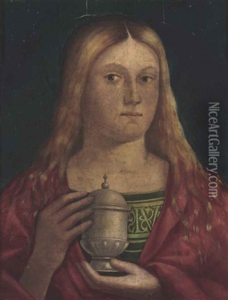 Saint Mary Magdalene Oil Painting - Giovanni Bellini