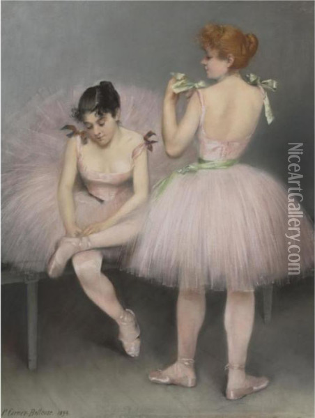 Les Danseuses Oil Painting - Pierre Carrier-Belleuse