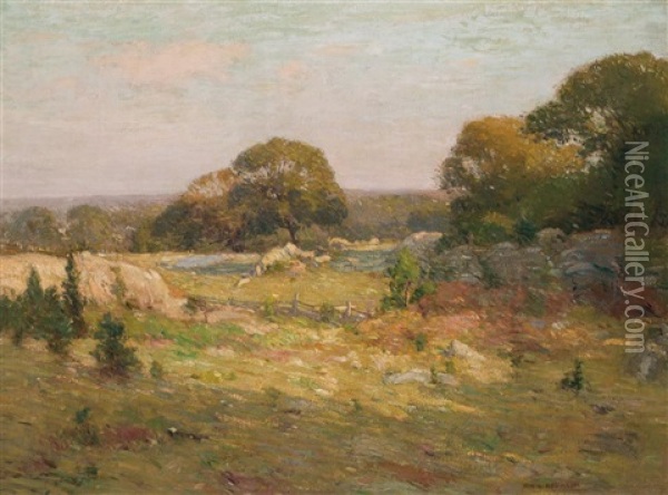 Connecticut Hill Oil Painting - William S. Robinson