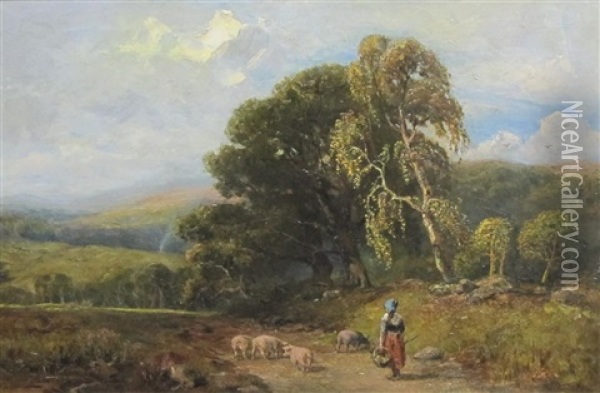 A Pastoral Idyll Oil Painting - Henry Eugene Compton
