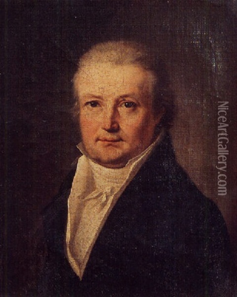 Portrait D'homme De Qualite Oil Painting - Henri Nicolas Van Gorp