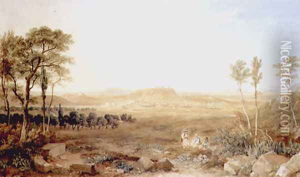 View of Athens Oil Painting - Hugh William Williams