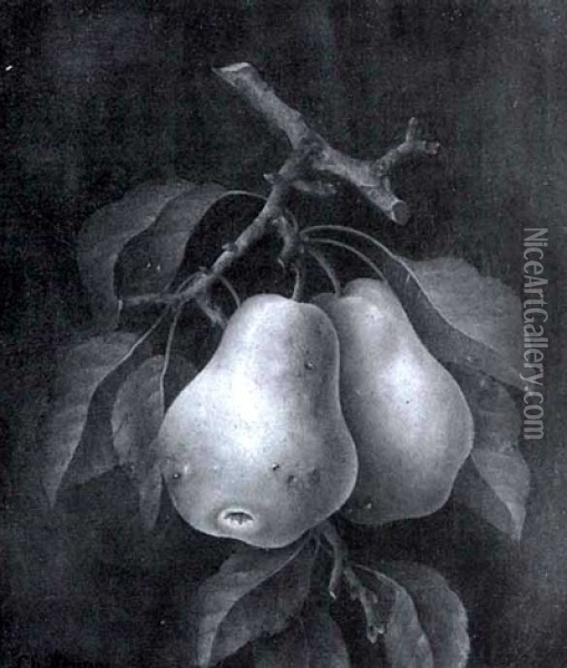 Pears Oil Painting - Charles Leroy