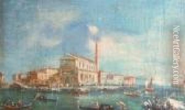 Venetian Capriccios Oil Painting - Francesco Guardi