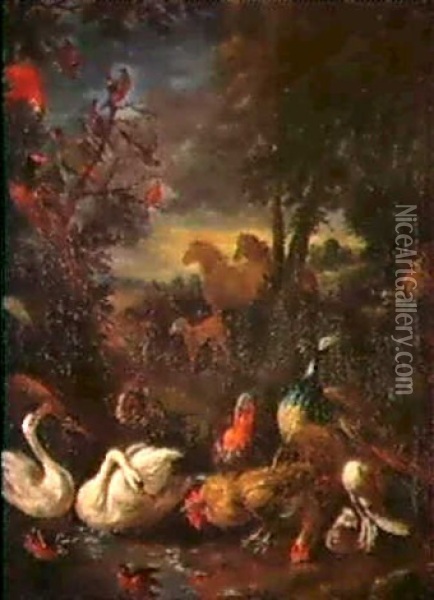 Das Paradies Oil Painting - Adriaen de Gryef