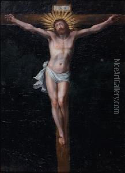 Crucifixion Oil Painting - Otto van Veen